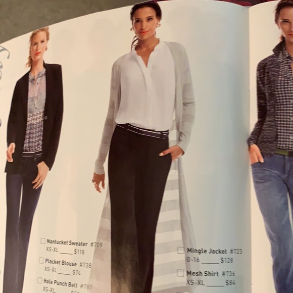 Cabi Nantucket Gray Long Duster Cardigan - Picture 4 of 7